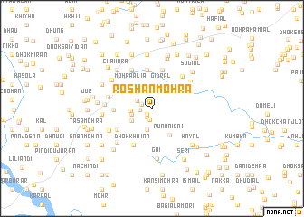 map of Roshan Mohra