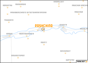 map of (( Roshchino ))