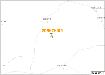 map of Roshchino