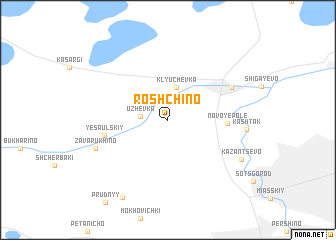 map of Roshchino