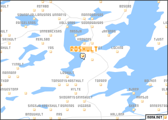 map of Röshult