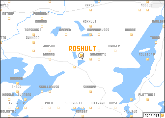 map of Röshult