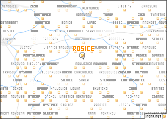 map of Rosice