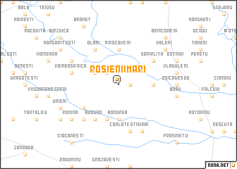 map of Roşienii Mari