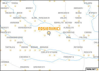 map of Roşienii Mici