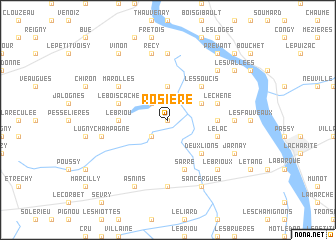 map of Rosière