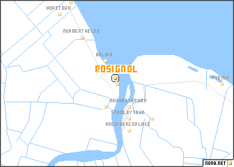 map of Rosignol