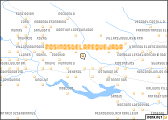 map of Rosinos de la Requejada