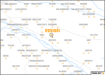 map of Roşiori