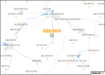 map of Rosishki