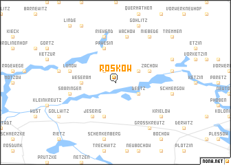 map of Roskow