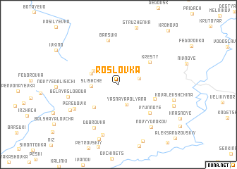 map of Roslovka