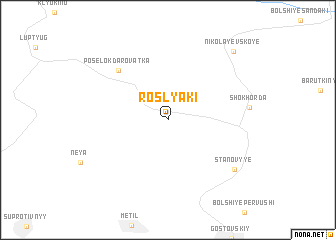 map of Roslyaki