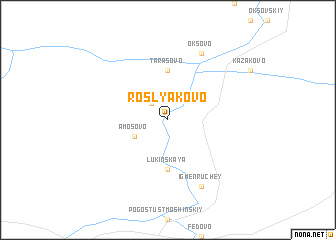 map of Roslyakovo