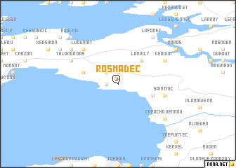 map of Rosmadec