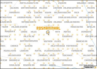 map of Rosmaninhal