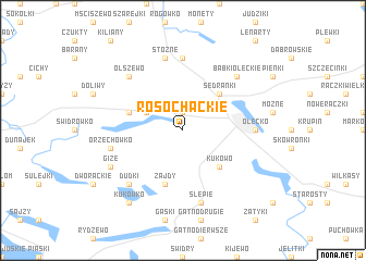 map of Rosochackie