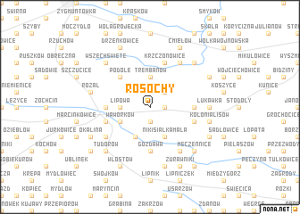 map of Rosochy