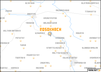 map of Rosokhach