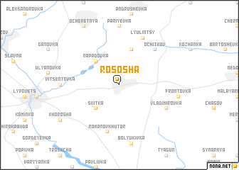 map of Rososha