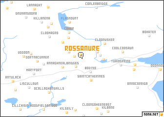 map of Rossanure