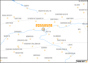 map of Rossasna