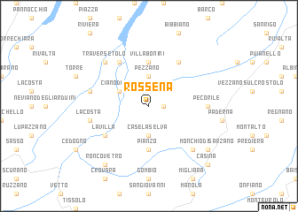 map of Rossena