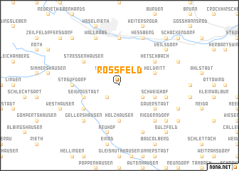 map of Roßfeld