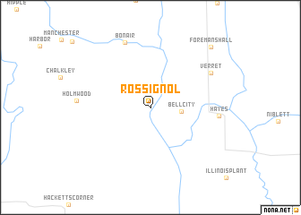 map of Rossignol