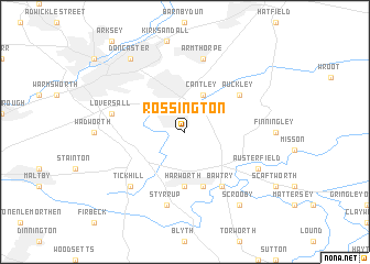 map of Rossington