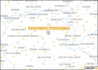 map of Rossmore Cross Roads