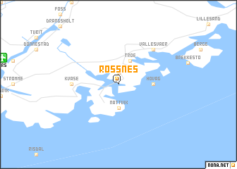 map of Røssnes