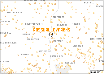 map of Ross Valley Farms