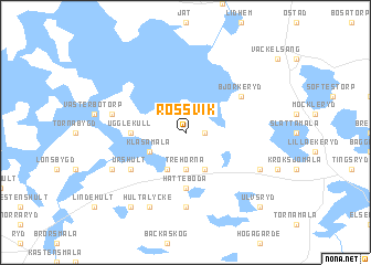 map of Rössvik