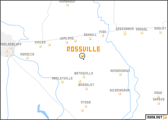 map of Rossville