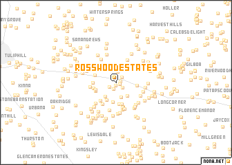map of Rosswood Estates