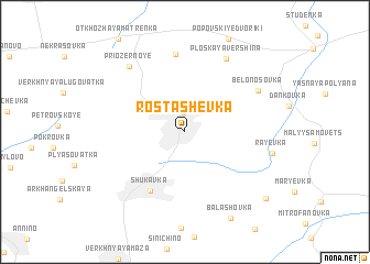 map of Rostashëvka