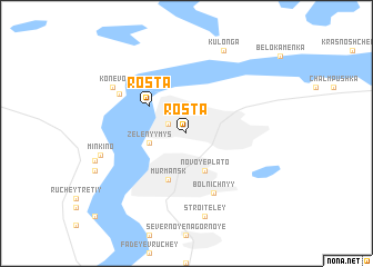 map of Rosta