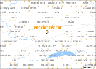 map of Rostki Strózne