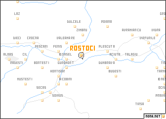 map of Rostoci