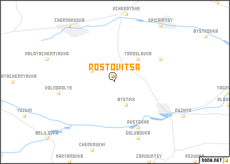 map of Rostovitsa