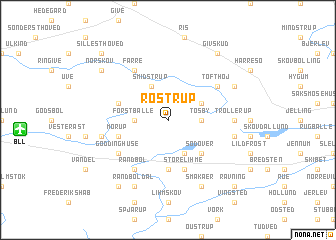 map of Rostrup