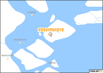 map of Rosvinskoye