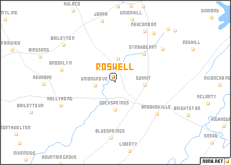 map of Roswell