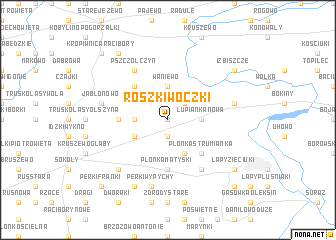 map of Roszki Woczki