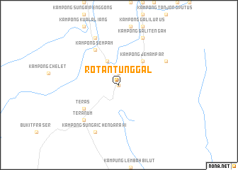 map of Rotan Tunggal