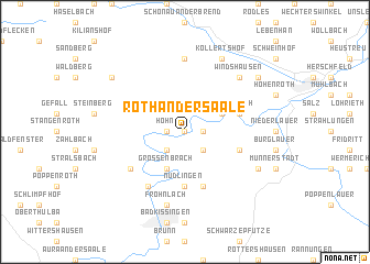 map of Roth an der Saale