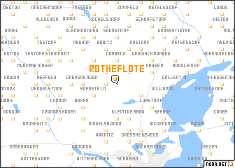 map of Rotheflöte