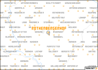 map of Rothenbergerhof