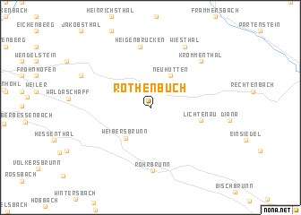 map of Rothenbuch